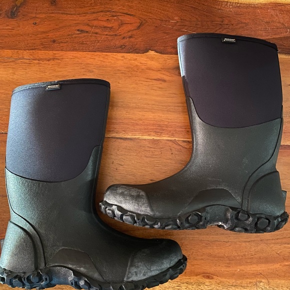 Bogs Classic High Neo Tech waterproof Black Boots men’s size 15 - Picture 1 of 8